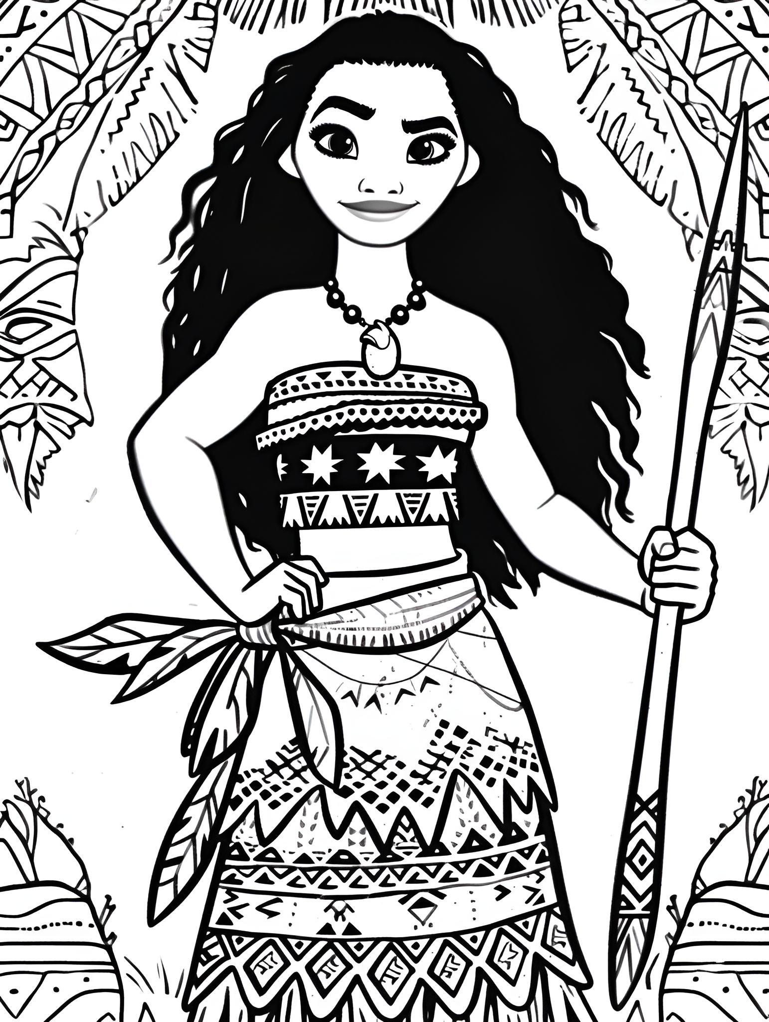 Oceania 2 disegno da colorare e stampare 1