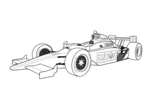 Disegno di formula 1 da colorare e stampare