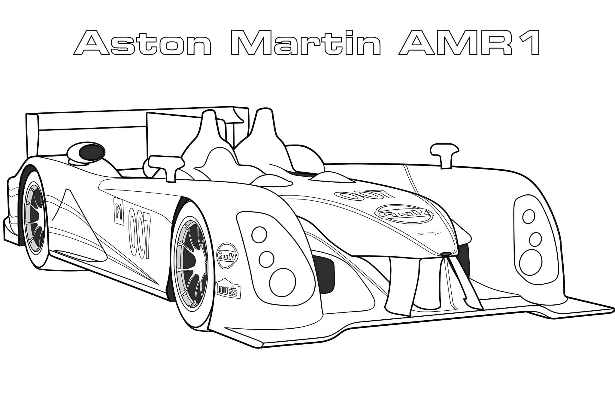 Disegno di un’auto di formula 1 da stampare