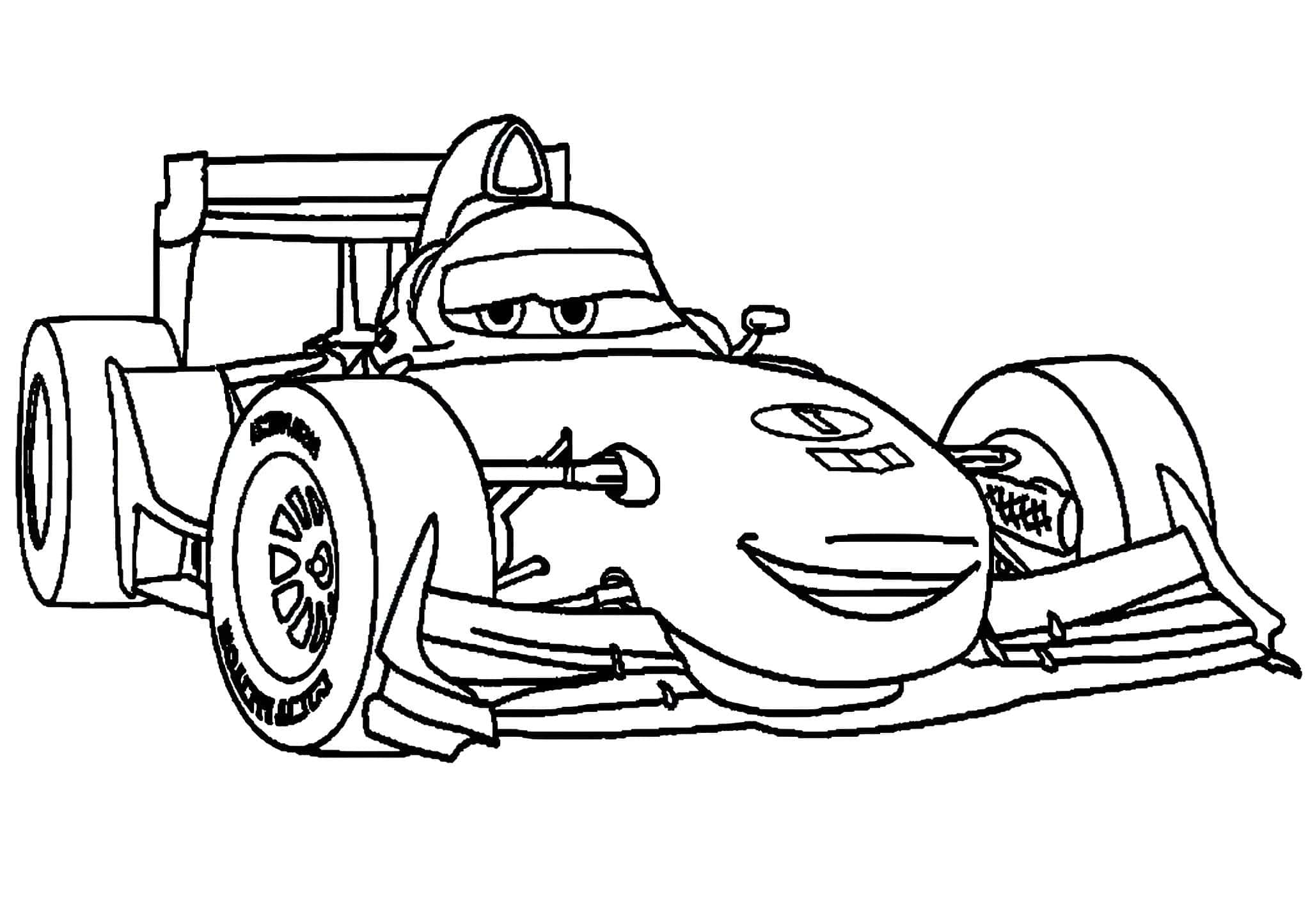 Immagine auto di formula 1 da stampare
