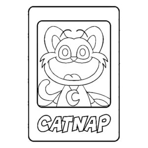 Catnap disegno da stampare gratis