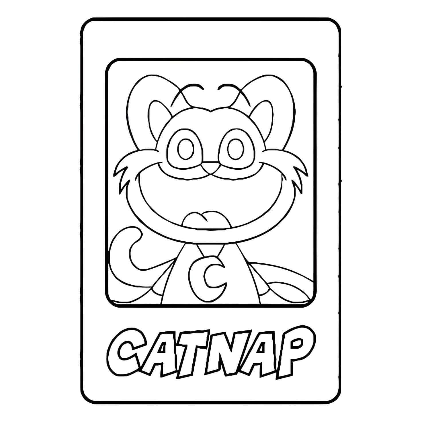 Catnap disegno da stampare gratis
