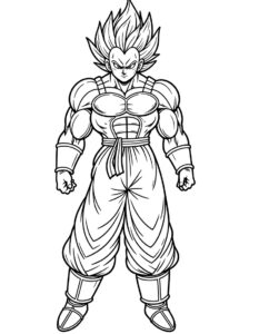 Disegno di vegeta da colorare