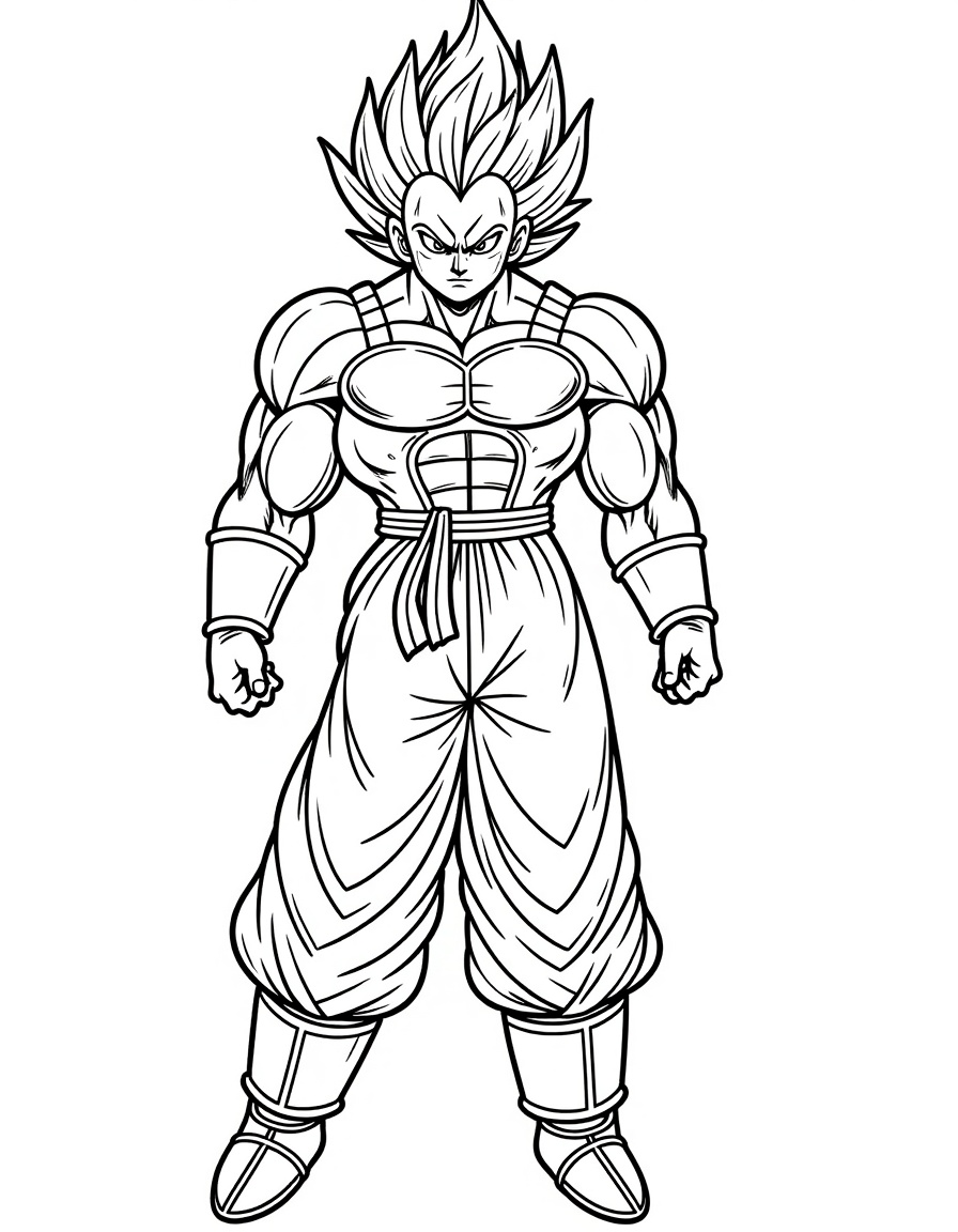 Disegno di vegeta da colorare